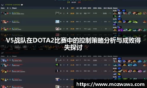 V5战队在DOTA2比赛中的控制策略分析与成败得失探讨